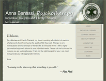 Tablet Screenshot of annabenassi.com